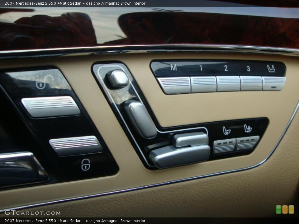 designo Armagnac Brown Interior Controls for the 2007 Mercedes-Benz S 550 4Matic Sedan #49318401
