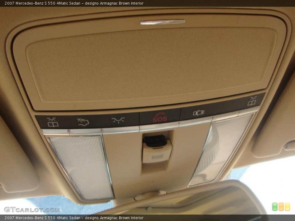 designo Armagnac Brown Interior Controls for the 2007 Mercedes-Benz S 550 4Matic Sedan #49318416