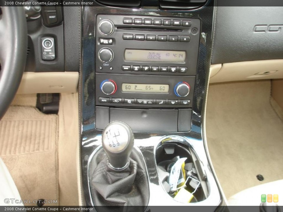Cashmere Interior Controls for the 2008 Chevrolet Corvette Coupe #49318443