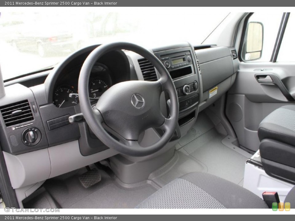 Black Interior Photo for the 2011 Mercedes-Benz Sprinter 2500 Cargo Van #49318704
