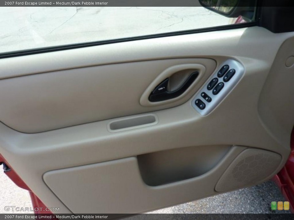 Medium/Dark Pebble Interior Door Panel for the 2007 Ford Escape Limited #49319826