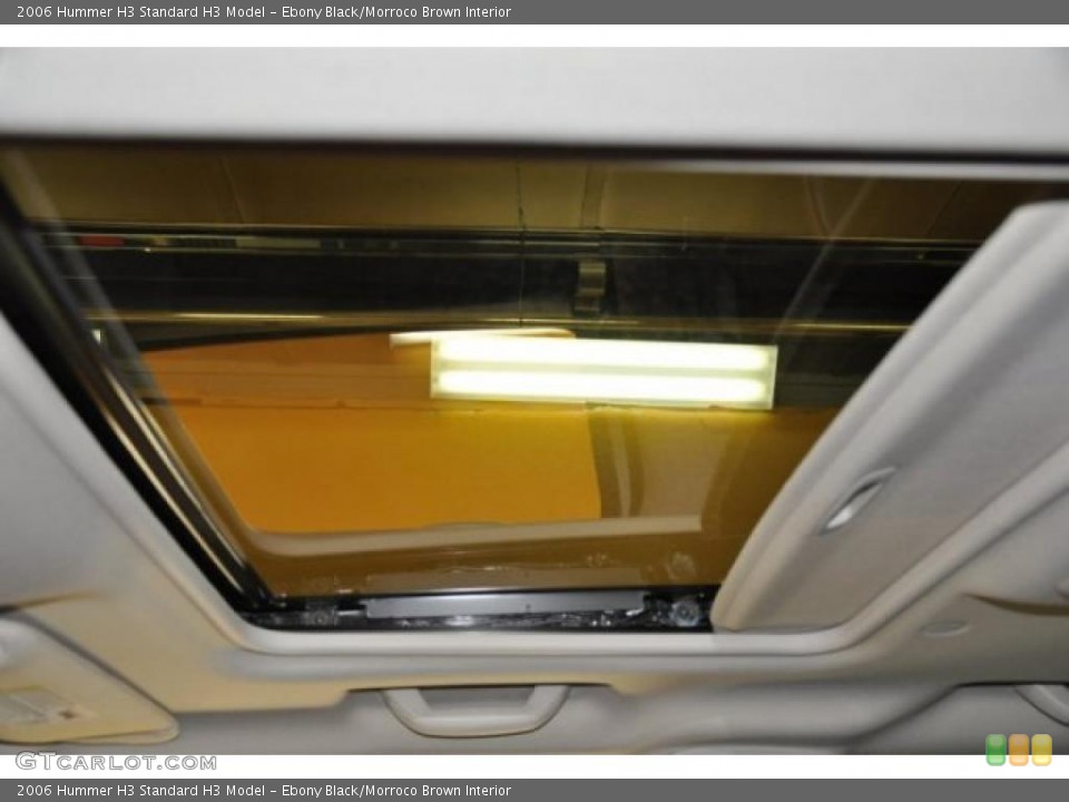 Ebony Black/Morroco Brown Interior Sunroof for the 2006 Hummer H3  #49320018