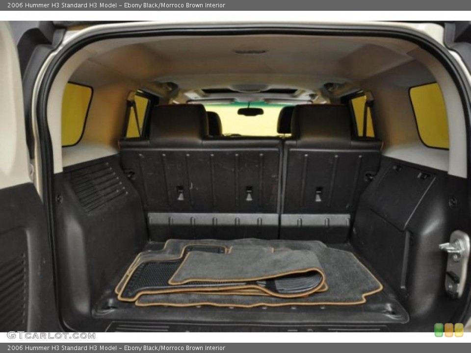 Ebony Black/Morroco Brown Interior Trunk for the 2006 Hummer H3  #49320075
