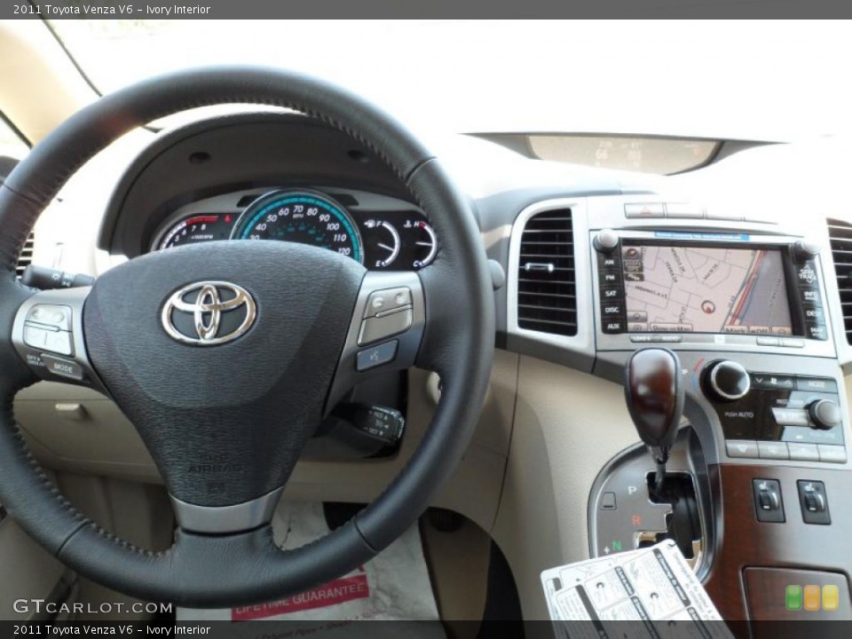 Ivory Interior Dashboard for the 2011 Toyota Venza V6 #49320111