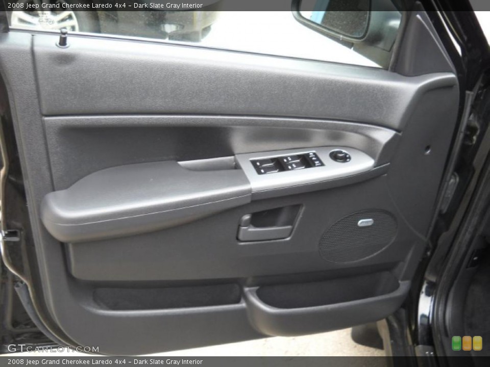 Dark Slate Gray Interior Door Panel for the 2008 Jeep Grand Cherokee Laredo 4x4 #49322262