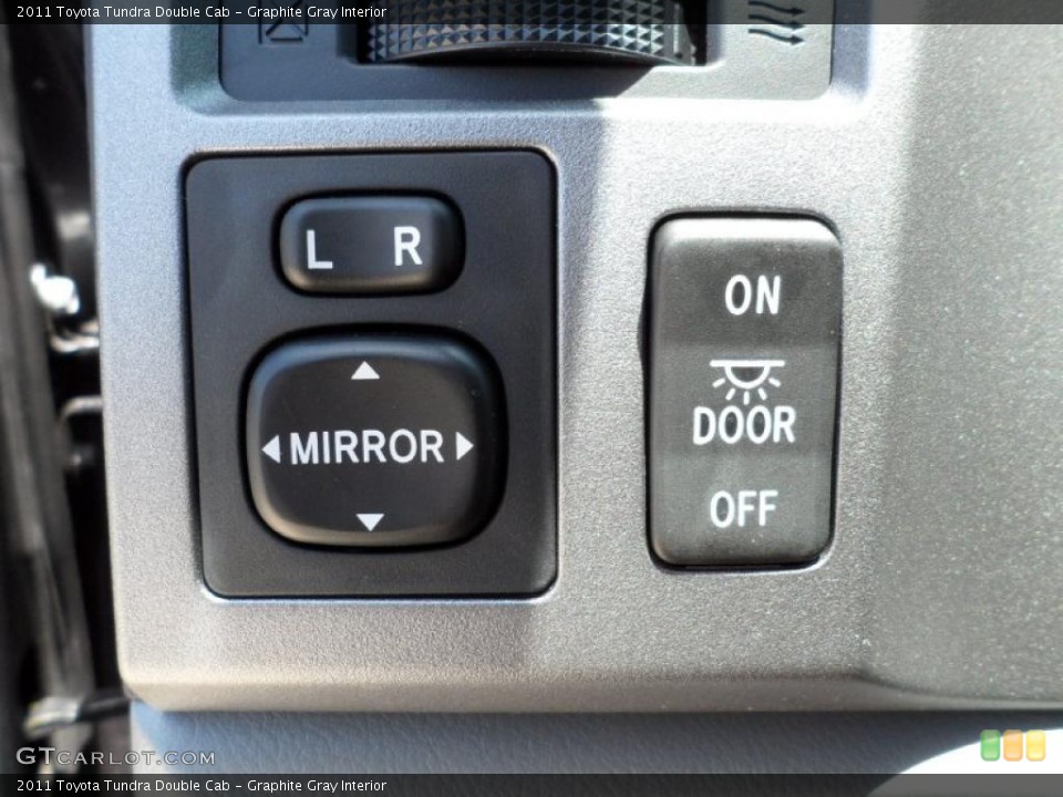 Graphite Gray Interior Controls for the 2011 Toyota Tundra Double Cab #49323084