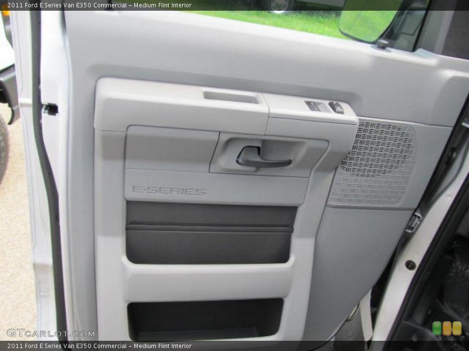 Medium Flint Interior Door Panel for the 2011 Ford E Series Van E350 Commercial #49323189