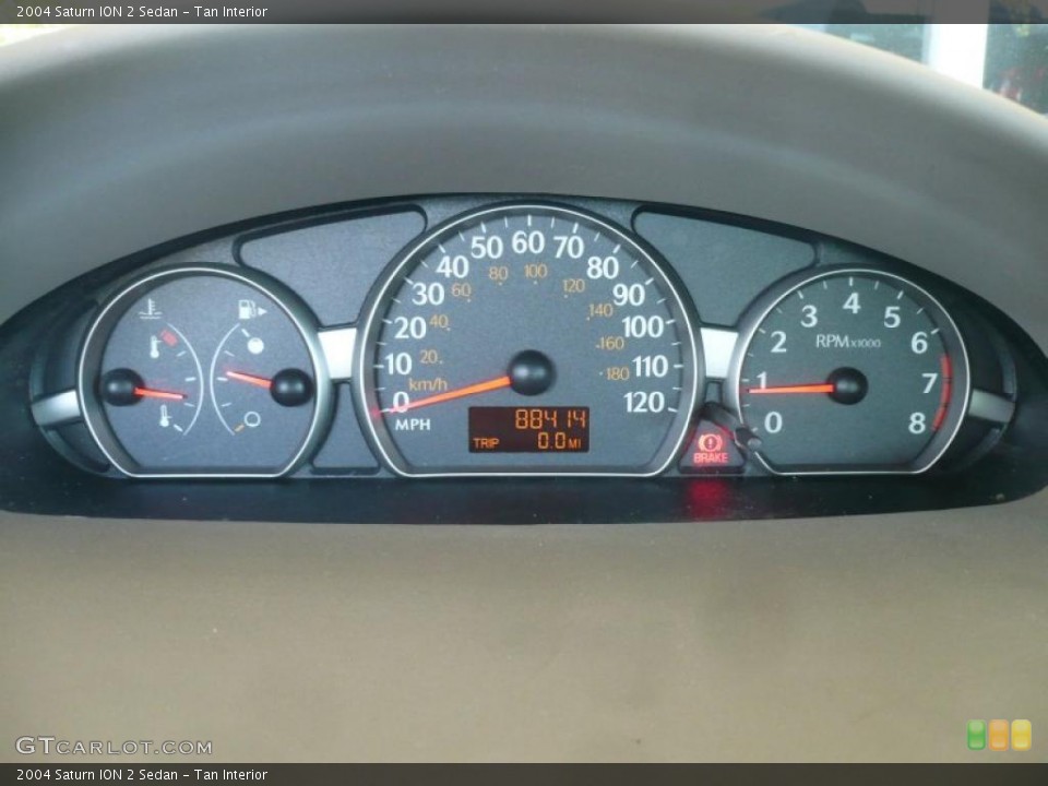 Tan Interior Gauges for the 2004 Saturn ION 2 Sedan #49323351