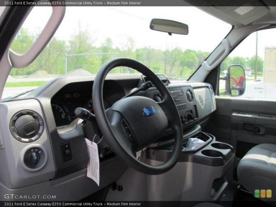 Medium Flint Interior Photo for the 2011 Ford E Series Cutaway E350 Commercial Utility Truck #49323972