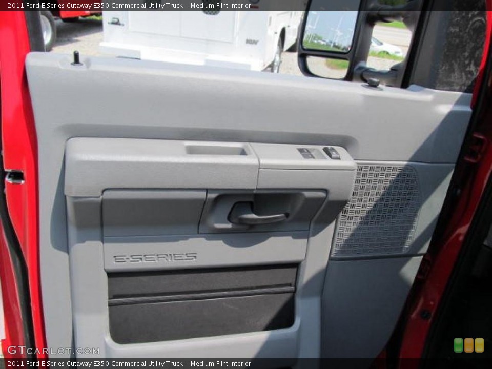 Medium Flint Interior Door Panel for the 2011 Ford E Series Cutaway E350 Commercial Utility Truck #49324233