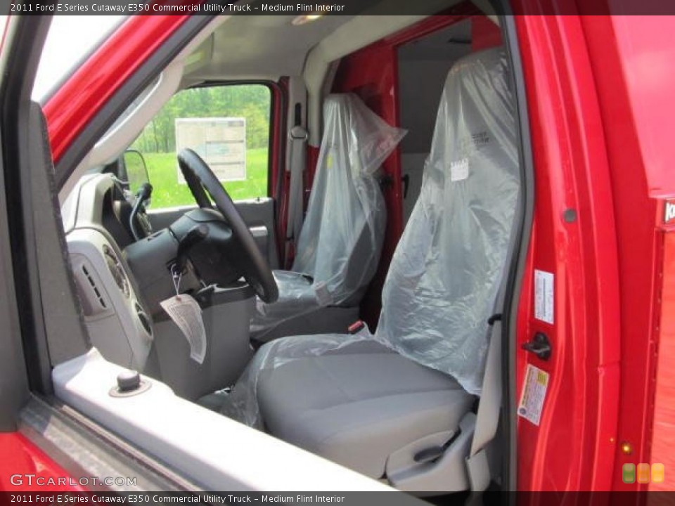 Medium Flint Interior Photo for the 2011 Ford E Series Cutaway E350 Commercial Utility Truck #49324248