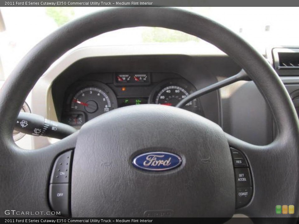 Medium Flint Interior Steering Wheel for the 2011 Ford E Series Cutaway E350 Commercial Utility Truck #49324272