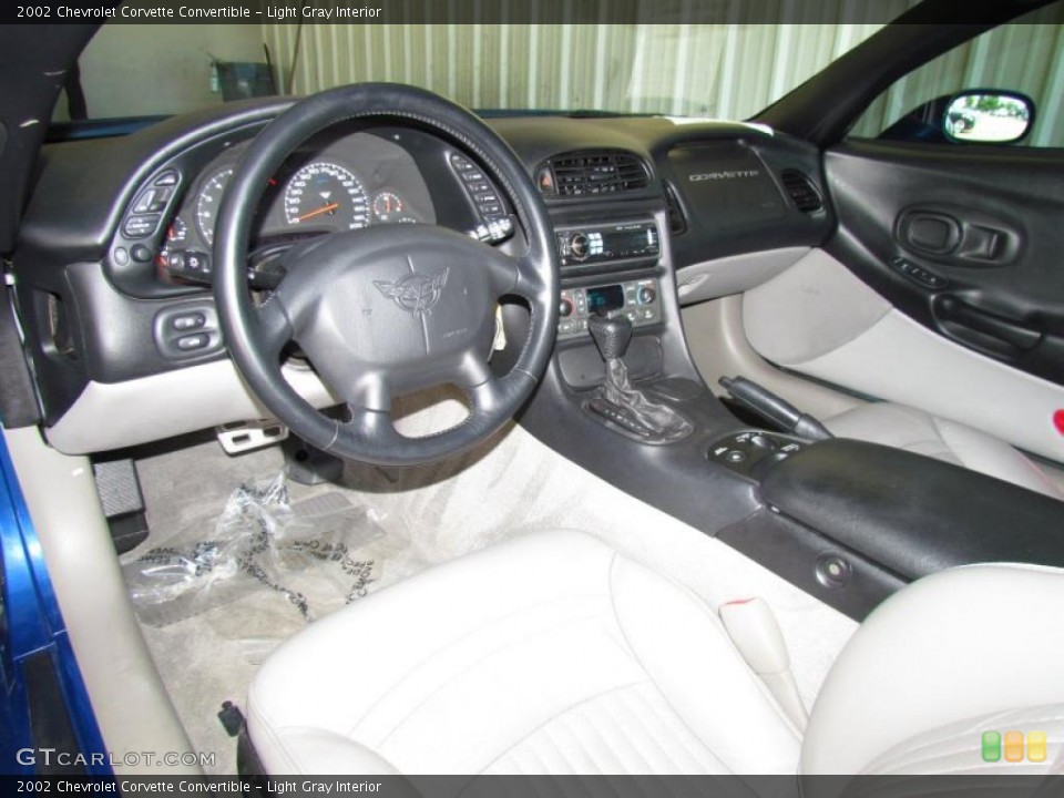 Light Gray 2002 Chevrolet Corvette Interiors