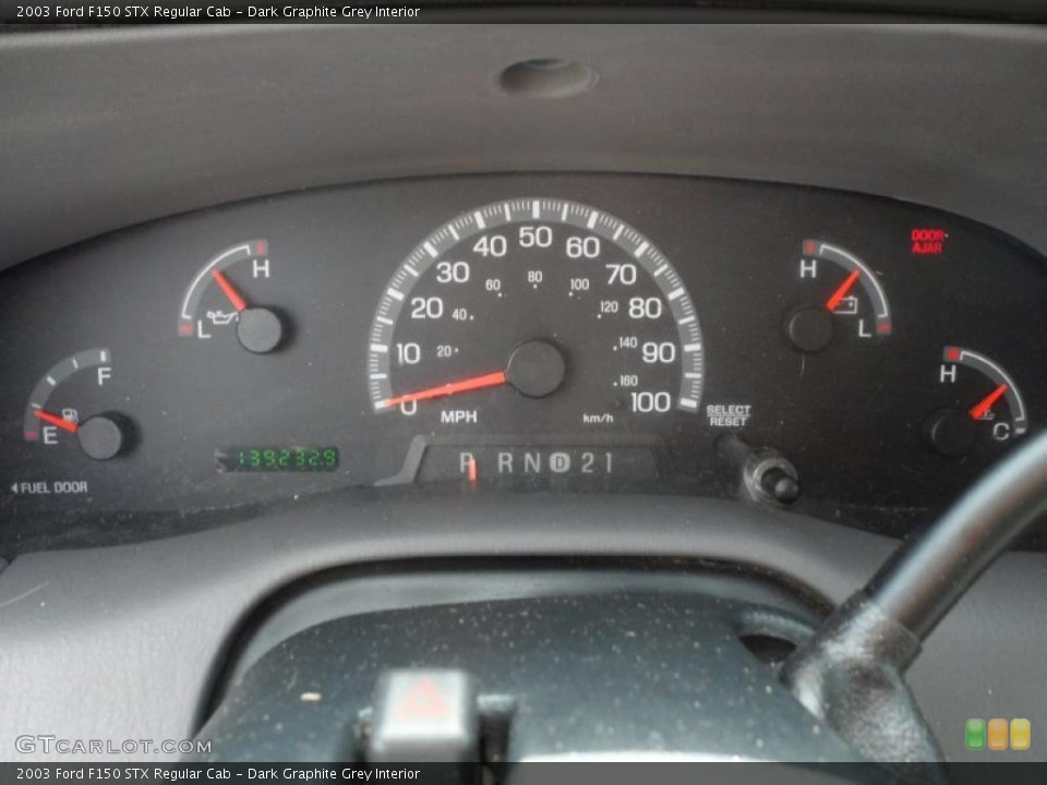 Dark Graphite Grey Interior Gauges for the 2003 Ford F150 STX Regular Cab #49325358