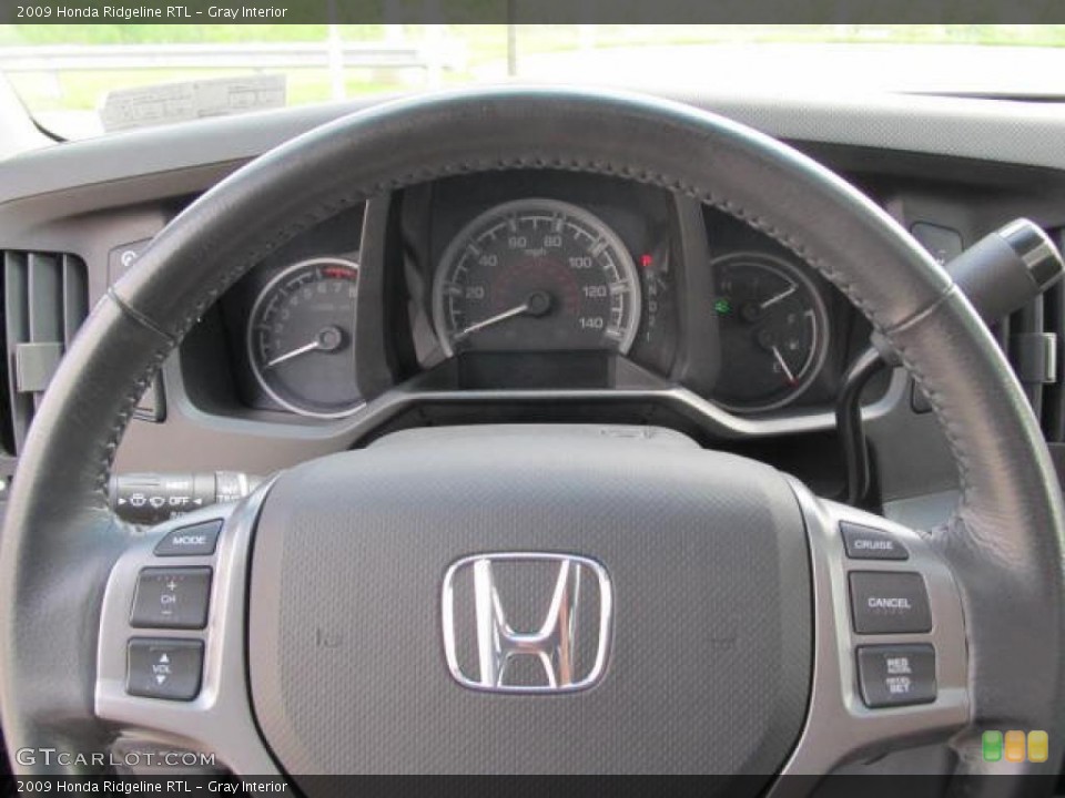 Gray Interior Steering Wheel for the 2009 Honda Ridgeline RTL #49326132