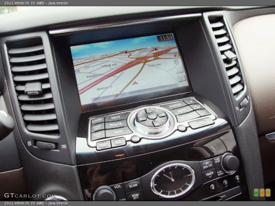 Java Interior Navigation for the 2011 Infiniti FX 35 AWD #49327416