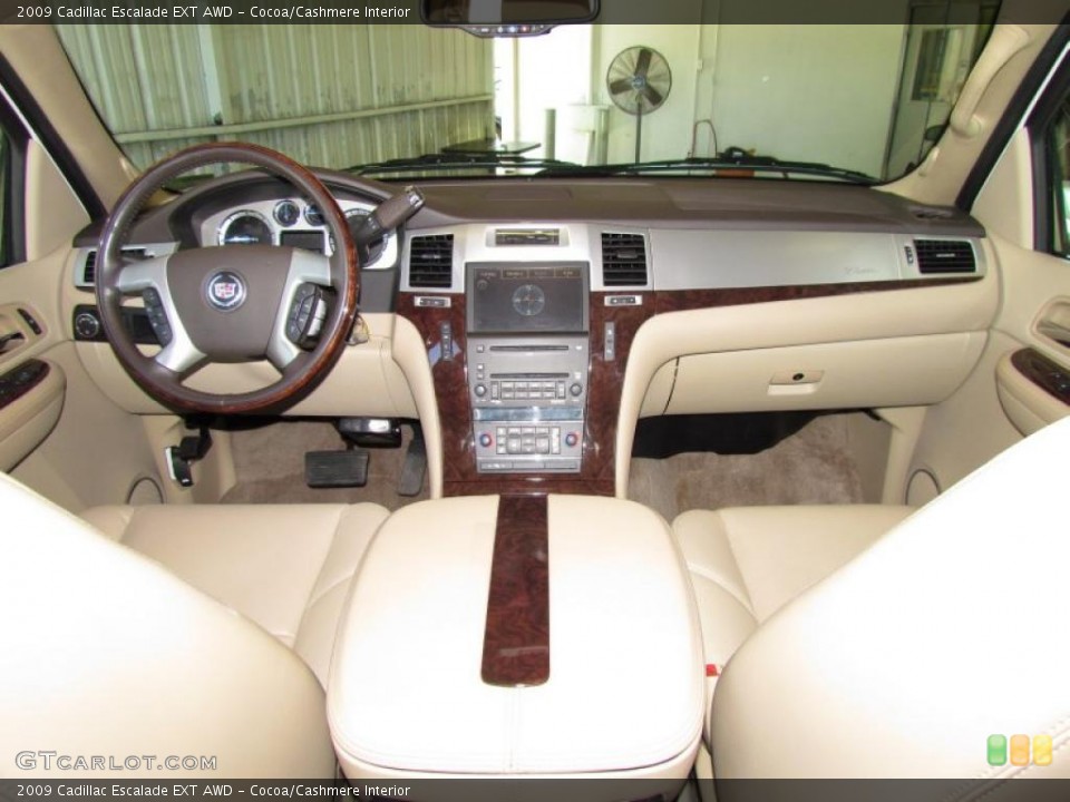 Cocoa/Cashmere Interior Dashboard for the 2009 Cadillac Escalade EXT AWD #49328676