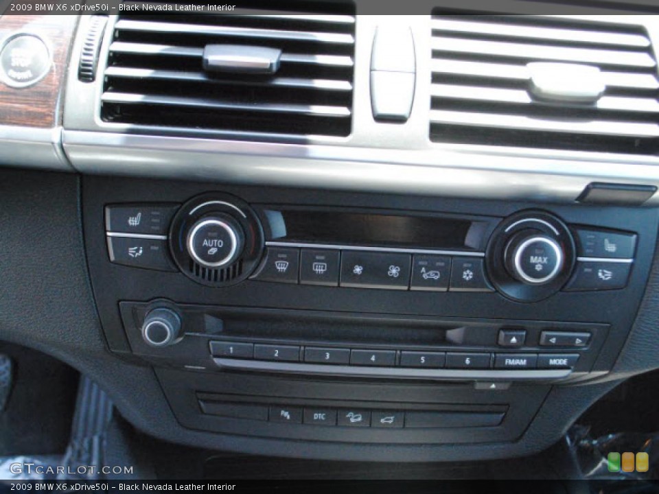 Black Nevada Leather Interior Controls for the 2009 BMW X6 xDrive50i #49331115