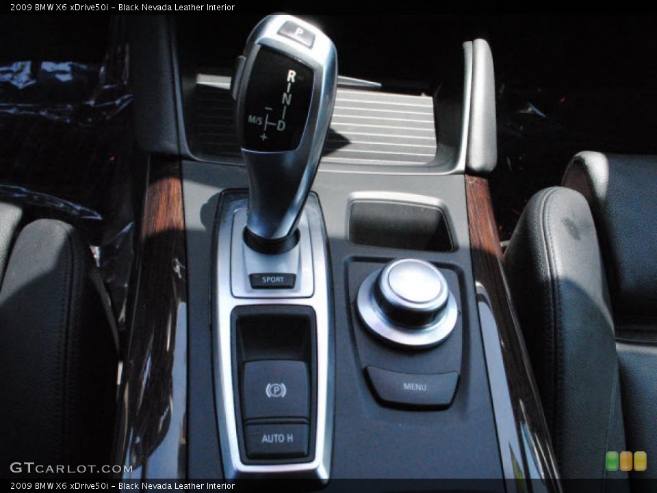 Black Nevada Leather Interior Transmission for the 2009 BMW X6 xDrive50i #49331130