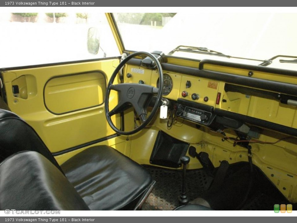 Black Interior Photo for the 1973 Volkswagen Thing Type 181 #49335963