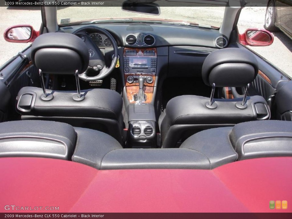 Black Interior Photo for the 2009 Mercedes-Benz CLK 550 Cabriolet #49337595