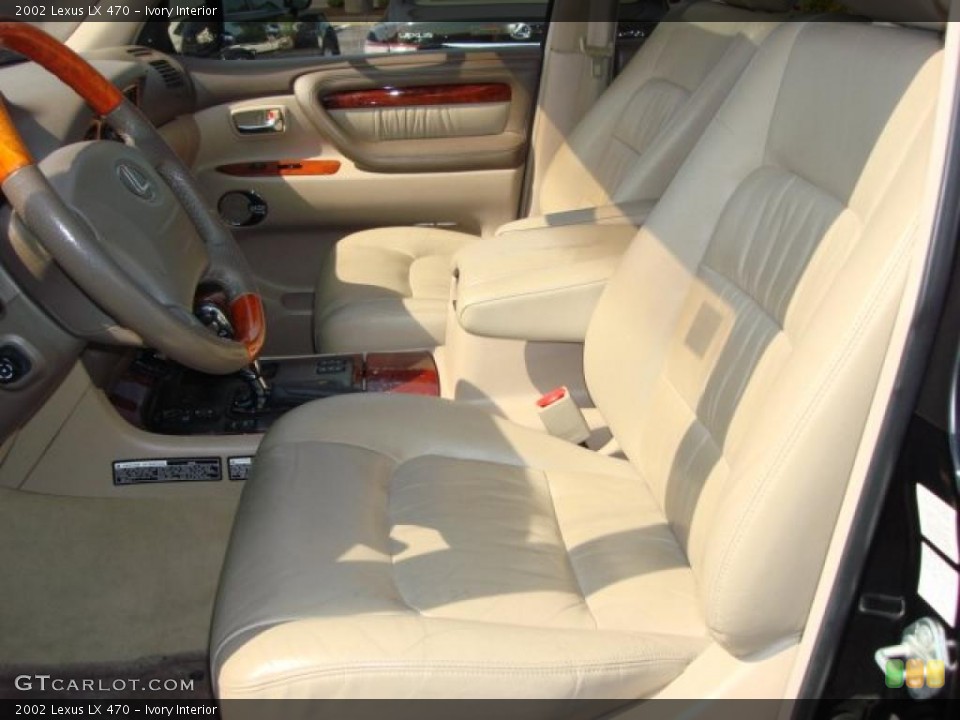 Ivory 2002 Lexus LX Interiors