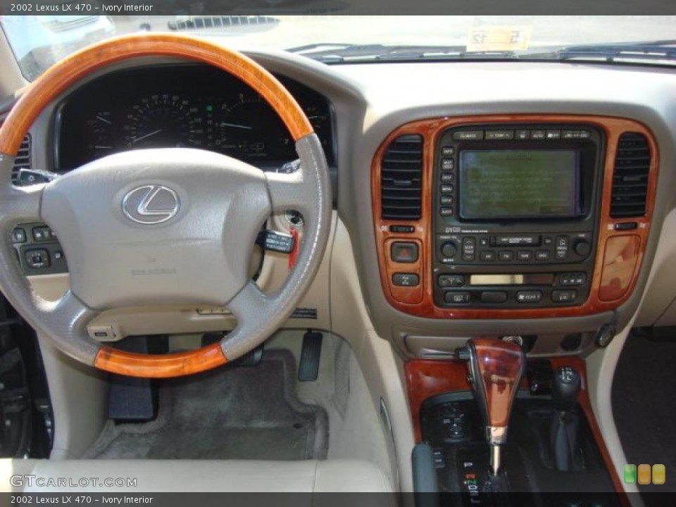 Ivory Interior Dashboard for the 2002 Lexus LX 470 #49338252