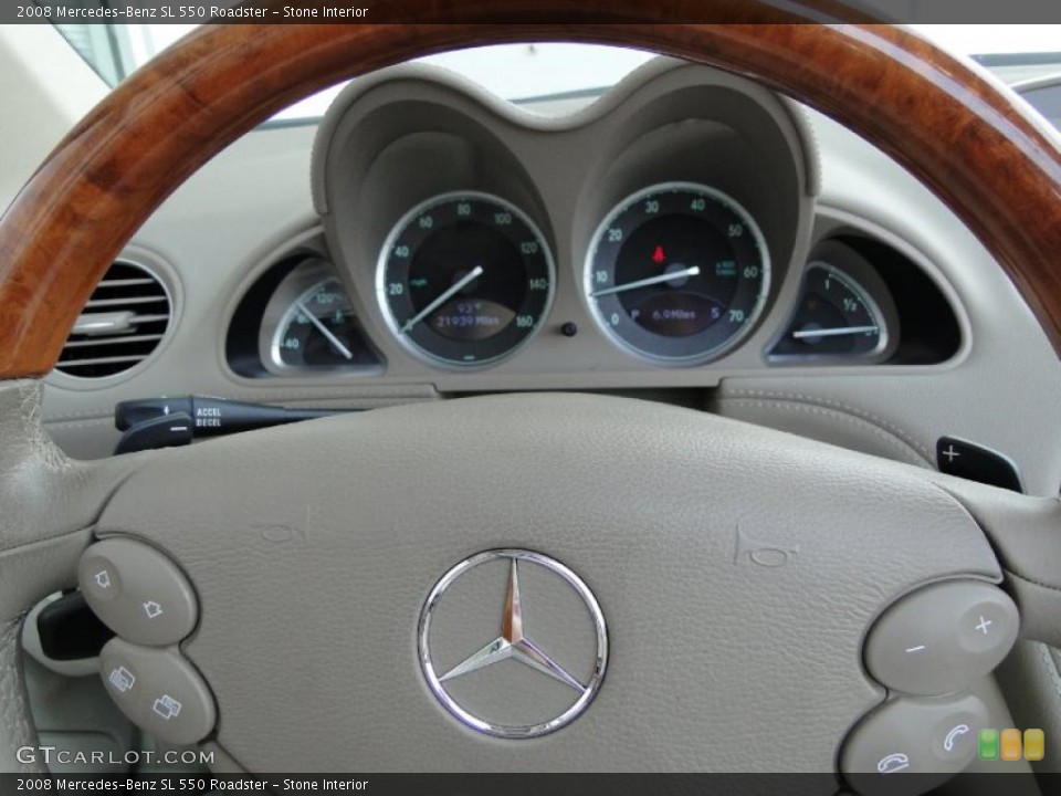 Stone Interior Controls for the 2008 Mercedes-Benz SL 550 Roadster #49339797