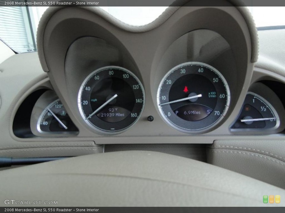 Stone Interior Gauges for the 2008 Mercedes-Benz SL 550 Roadster #49339812
