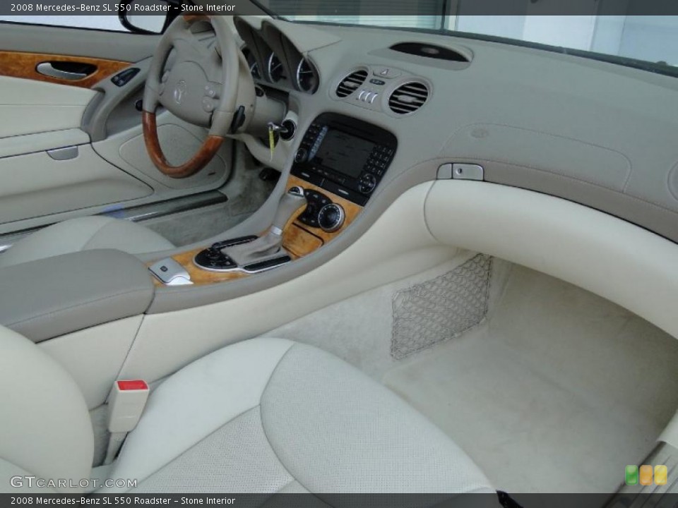 Stone Interior Dashboard for the 2008 Mercedes-Benz SL 550 Roadster #49339917