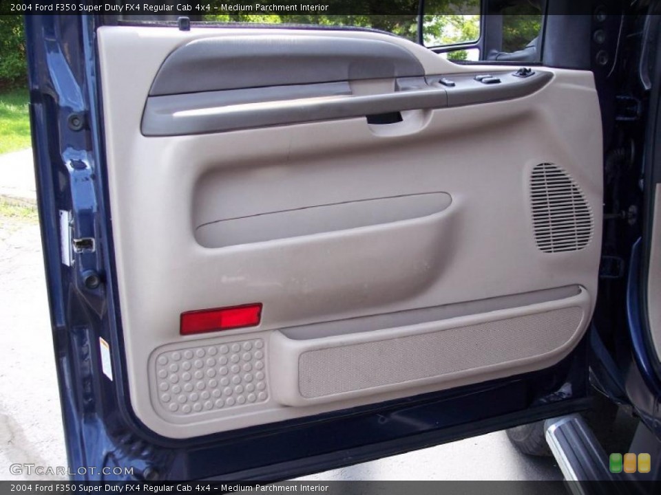 Medium Parchment Interior Door Panel for the 2004 Ford F350 Super Duty FX4 Regular Cab 4x4 #49341801