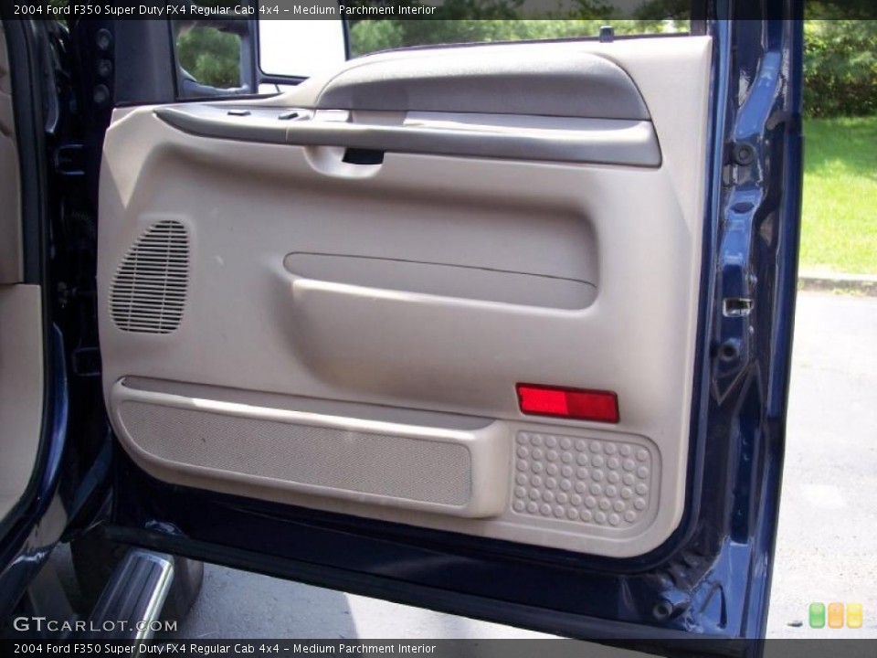 Medium Parchment Interior Door Panel for the 2004 Ford F350 Super Duty FX4 Regular Cab 4x4 #49341903