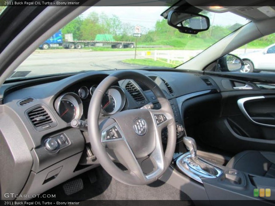 Ebony Interior Photo for the 2011 Buick Regal CXL Turbo #49342680