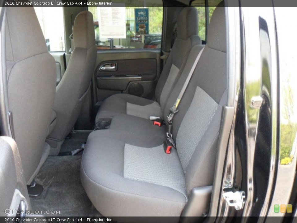 Ebony Interior Photo for the 2010 Chevrolet Colorado LT Crew Cab 4x4 #49343850