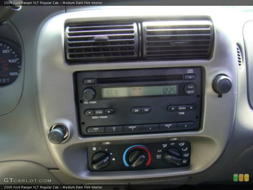 Medium Dark Flint Interior Controls for the 2006 Ford Ranger XLT Regular Cab #49343895