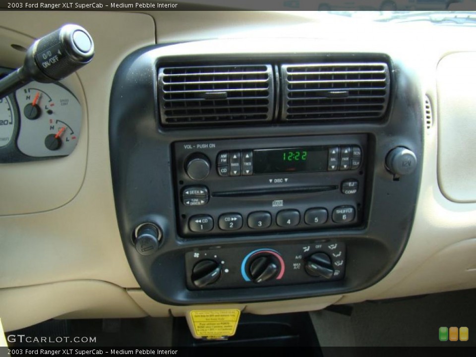 Medium Pebble Interior Controls for the 2003 Ford Ranger XLT SuperCab #49344366