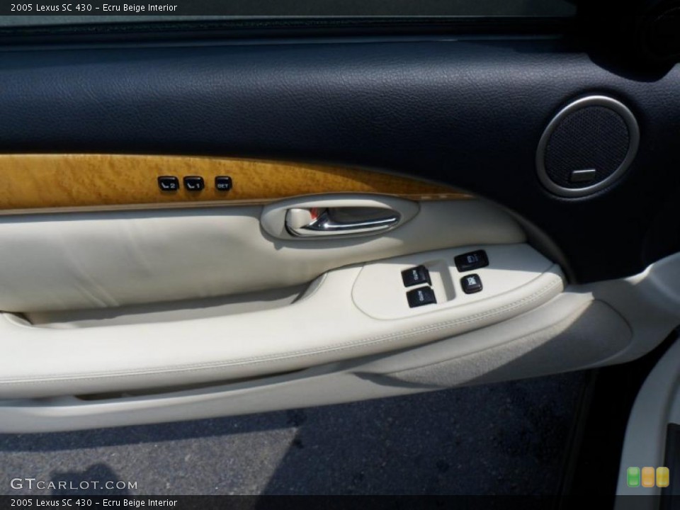 Ecru Beige Interior Door Panel for the 2005 Lexus SC 430 #49345974