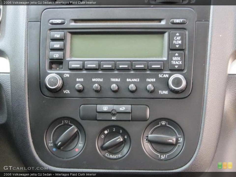 Interlagos Plaid Cloth Interior Controls for the 2006 Volkswagen Jetta GLI Sedan #49346574