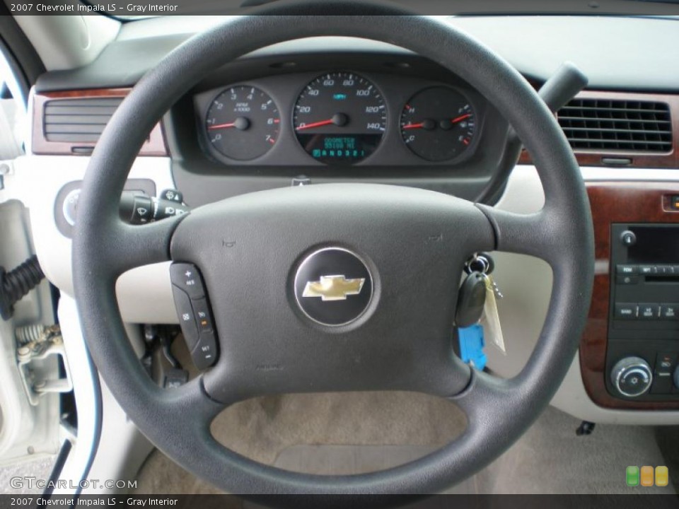 Gray Interior Steering Wheel for the 2007 Chevrolet Impala LS #49347642