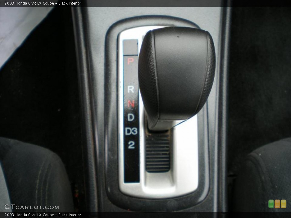 Black Interior Transmission for the 2003 Honda Civic LX Coupe #49347894