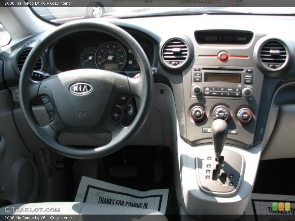 Gray Interior Dashboard for the 2008 Kia Rondo LX V6 #49348482