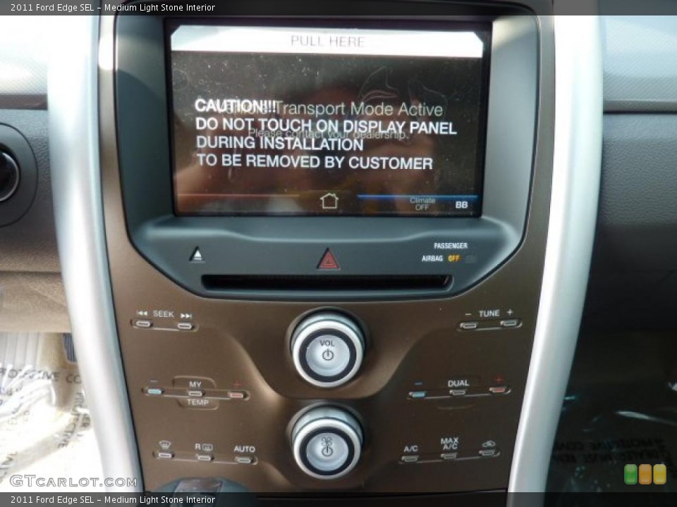 Medium Light Stone Interior Controls for the 2011 Ford Edge SEL #49348945