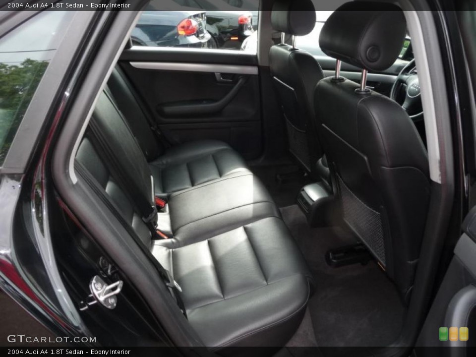 Ebony Interior Photo for the 2004 Audi A4 1.8T Sedan #49349476