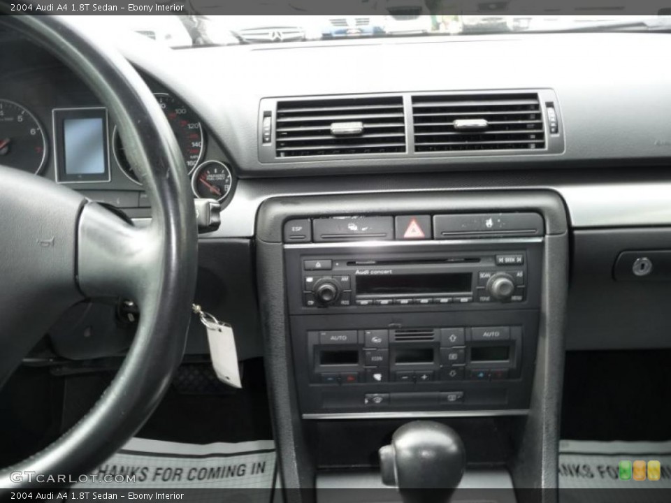 Ebony Interior Controls for the 2004 Audi A4 1.8T Sedan #49349533