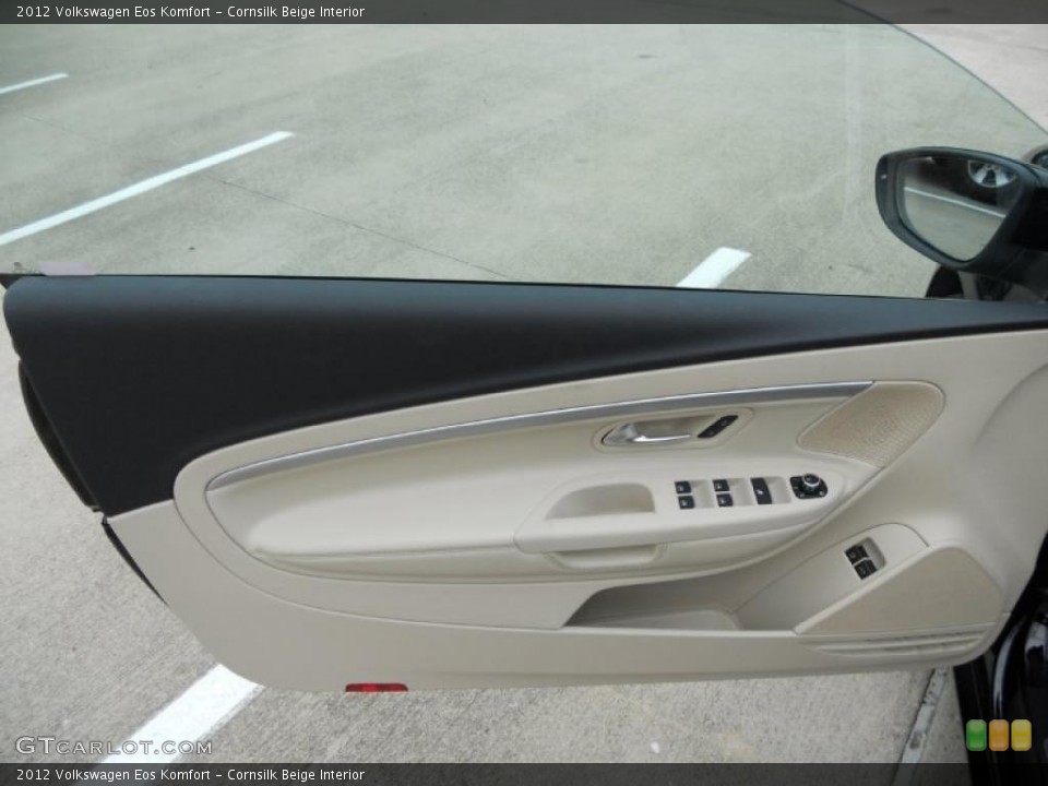 Cornsilk Beige Interior Door Panel for the 2012 Volkswagen Eos Komfort #49350688