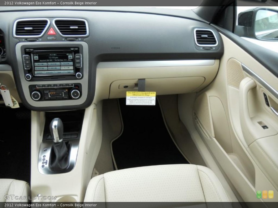 Cornsilk Beige Interior Dashboard for the 2012 Volkswagen Eos Komfort #49350751