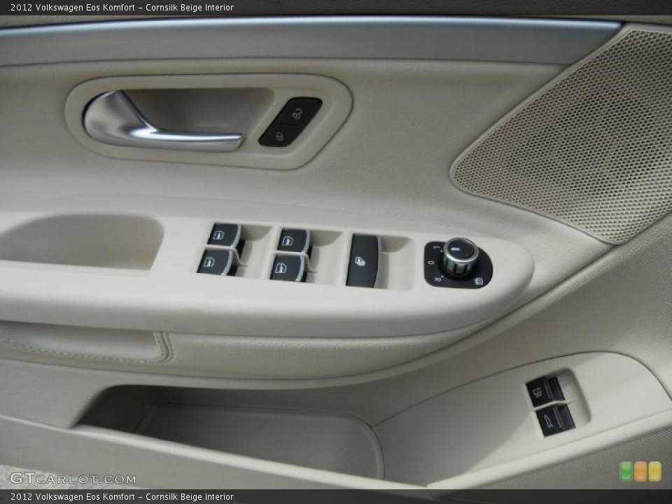 Cornsilk Beige Interior Controls for the 2012 Volkswagen Eos Komfort #49350955