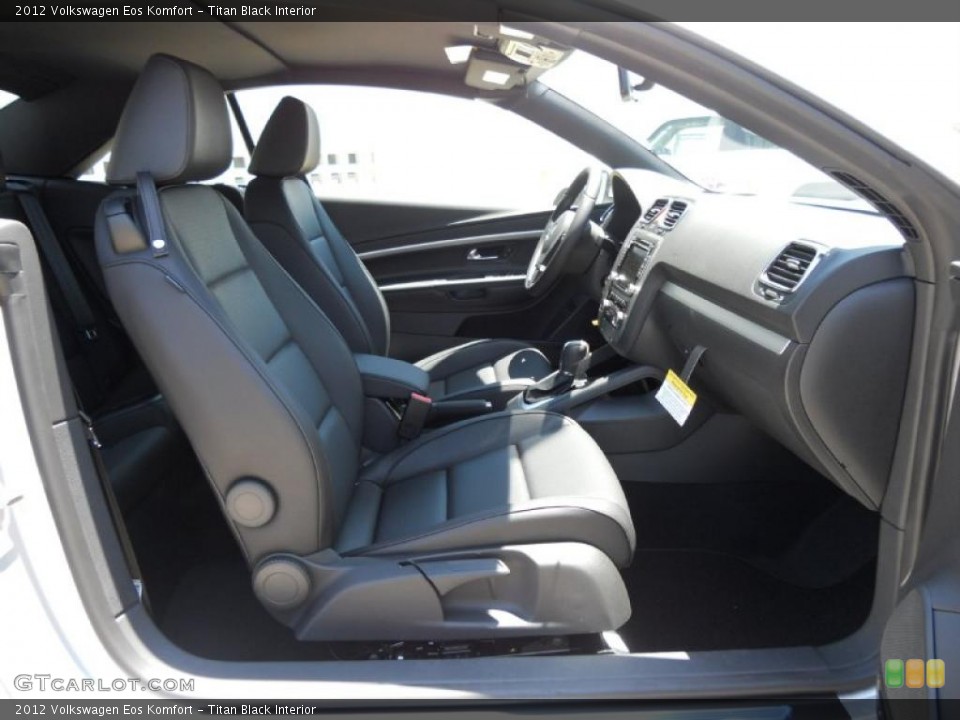 Titan Black Interior Photo for the 2012 Volkswagen Eos Komfort #49351225