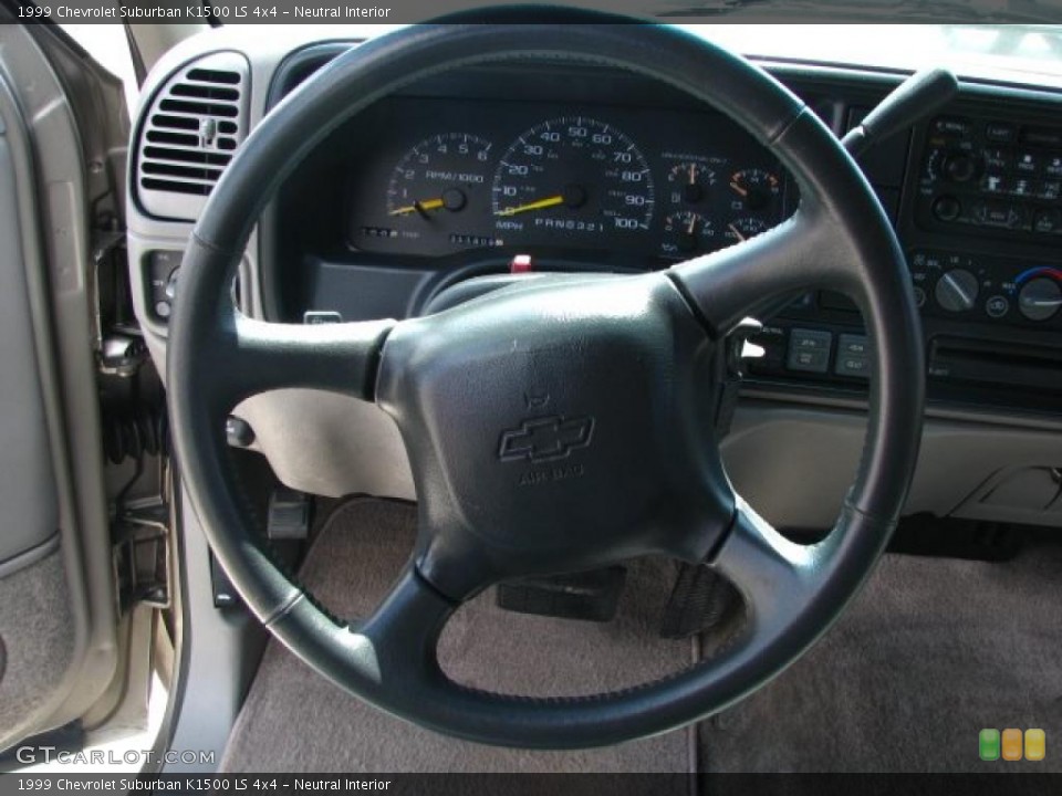 Neutral Interior Steering Wheel for the 1999 Chevrolet Suburban K1500 LS 4x4 #49353271