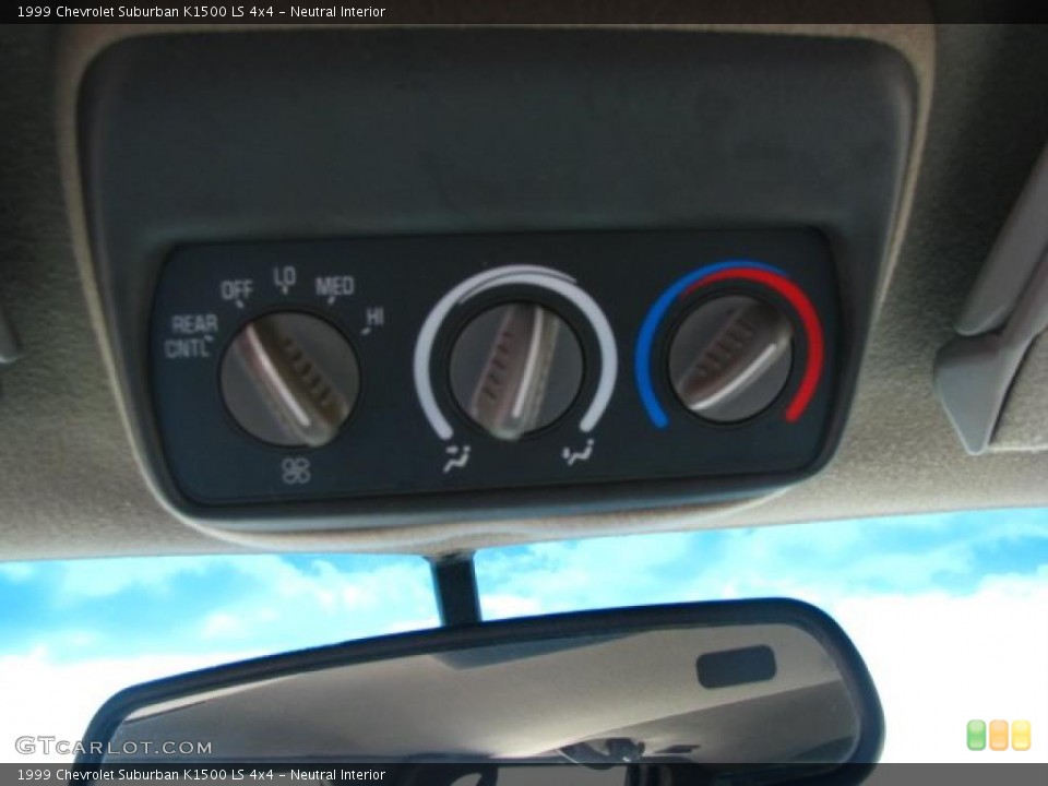Neutral Interior Controls for the 1999 Chevrolet Suburban K1500 LS 4x4 #49353349